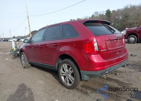 2014 Ford Edge Sel z USA, uszkodzony, nr VIN 2FMDK4JC0EBA13487